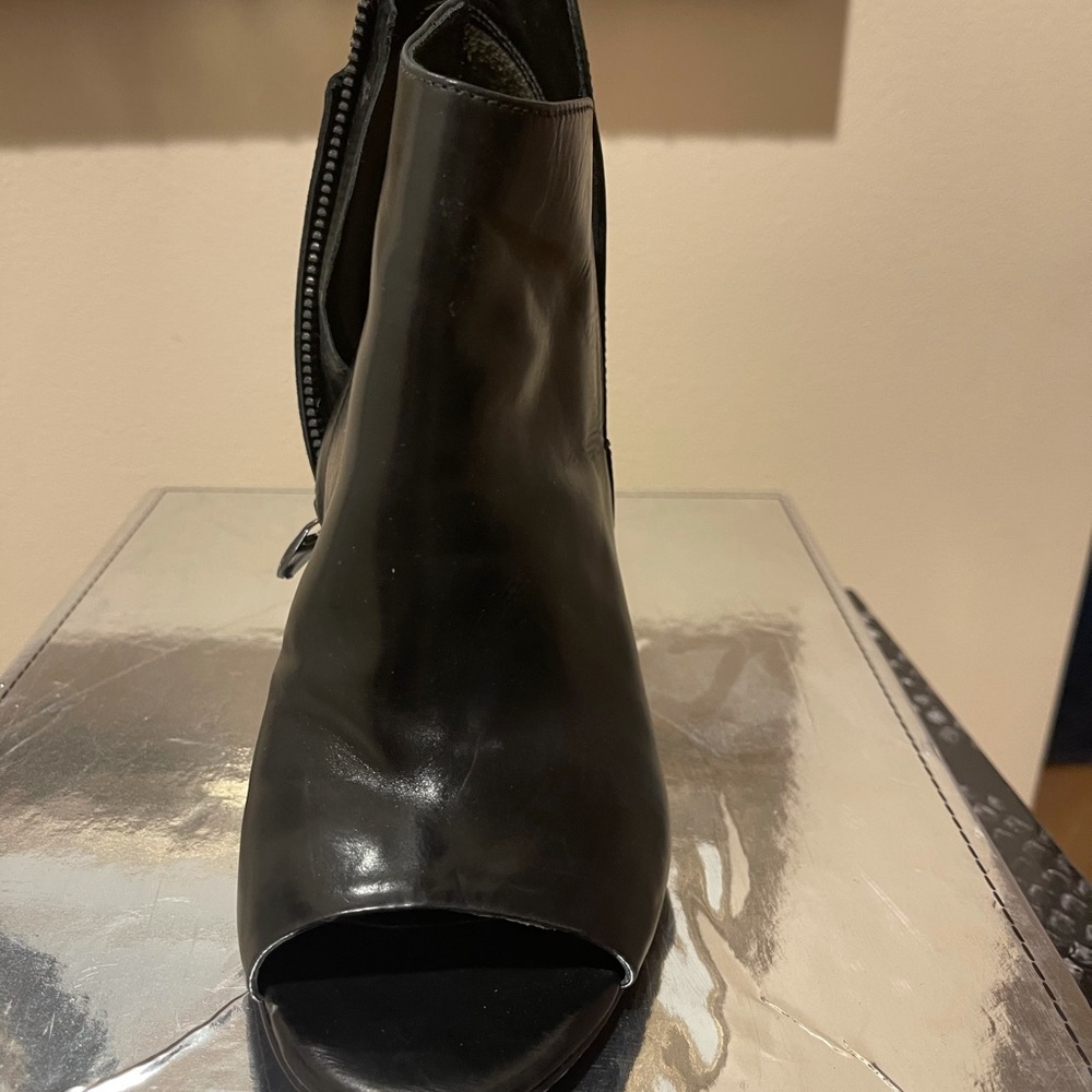 Sigerson Morrison open toe bootie black